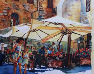 Summer at San Gimignano (11" X 14")